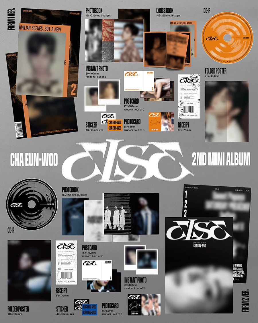 (Pre Order) Cha Eunwoo - Else (random cover) - KPop Idol