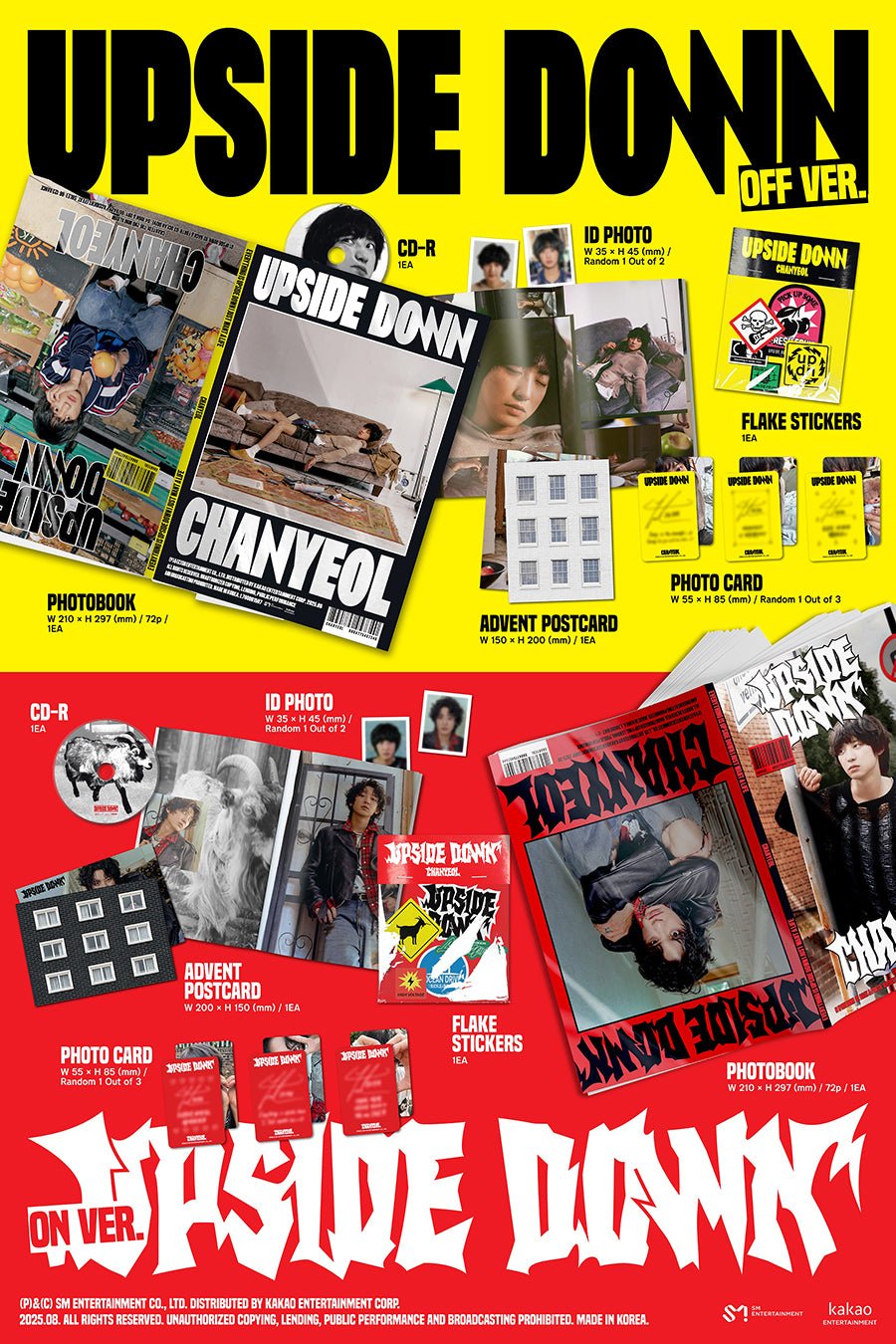 (Pre Order) Chanyeol - Upside Down (photobook version) - KPop Idol