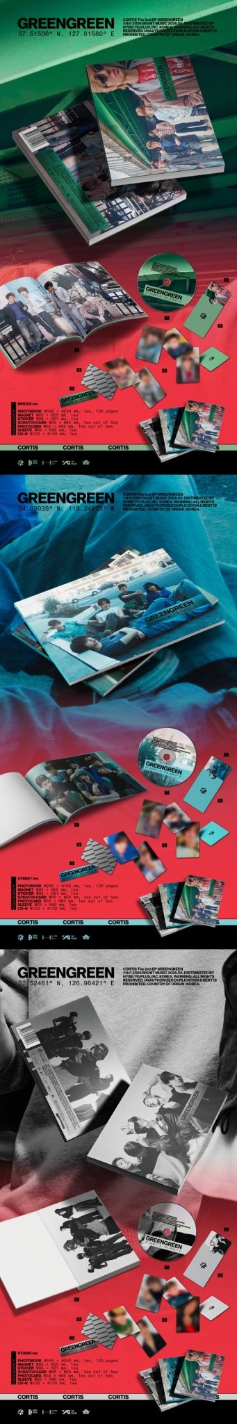 (Pre Order) Cortis - Greengreen: Photobook ver. - KPop Idol