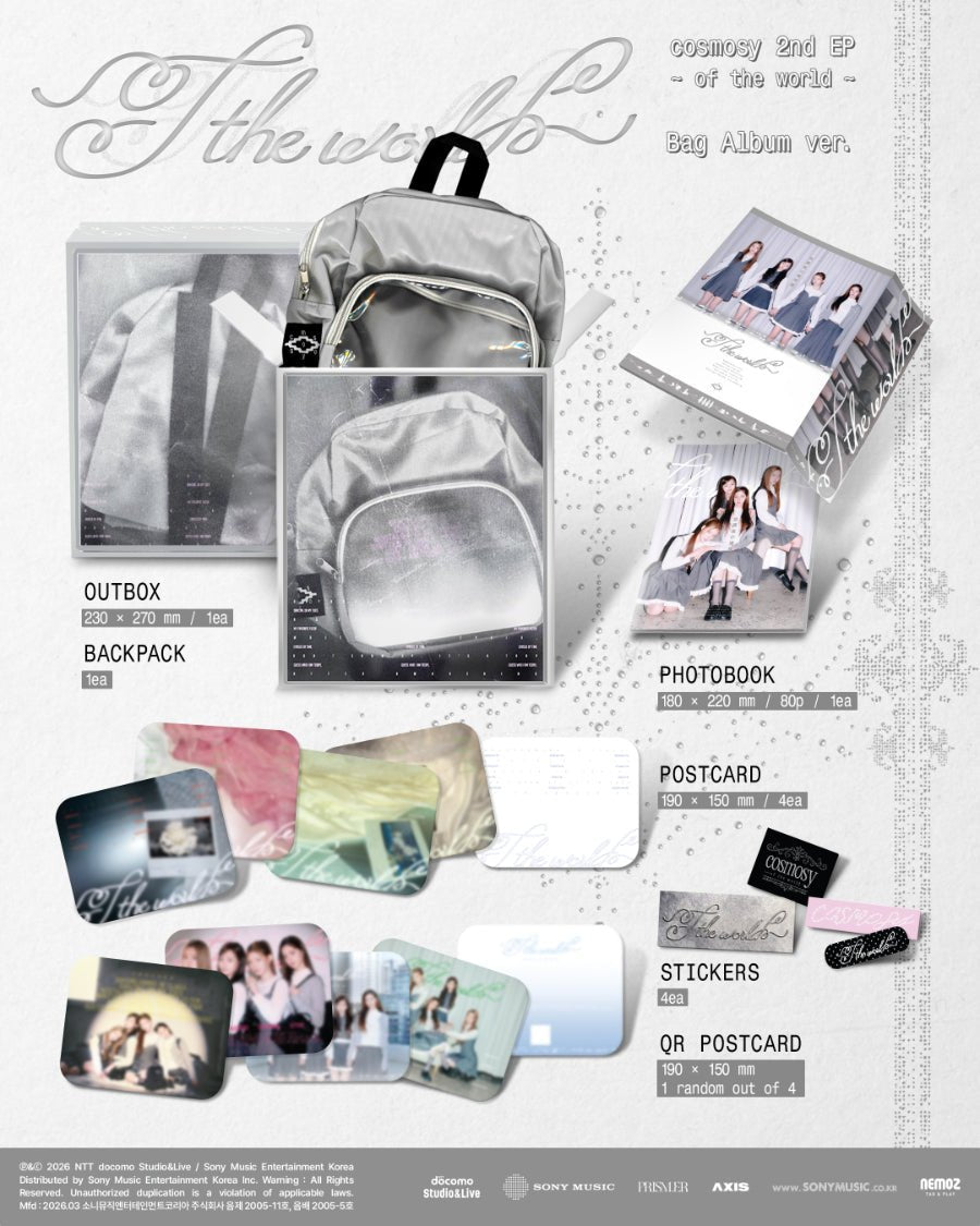 (Pre Order) cosmosy - Of the World: Bag Album - KPop Idol