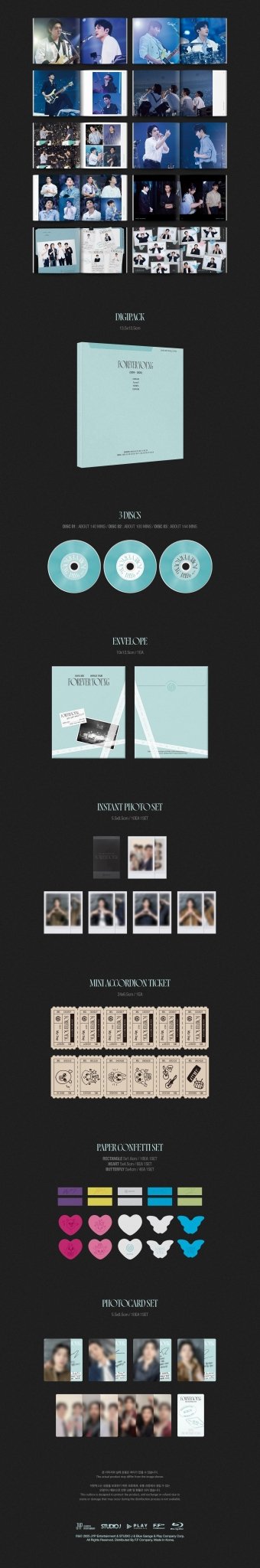 (Pre Order) Day6 - 3rd World Tour Forever Young Blu - Ray with POB - KPop Idol