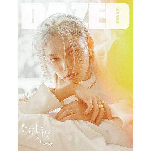 (Pre Order) Dazed Korea Magazine - APR26. Cover: Stray Kids - Felix - KPop Idol