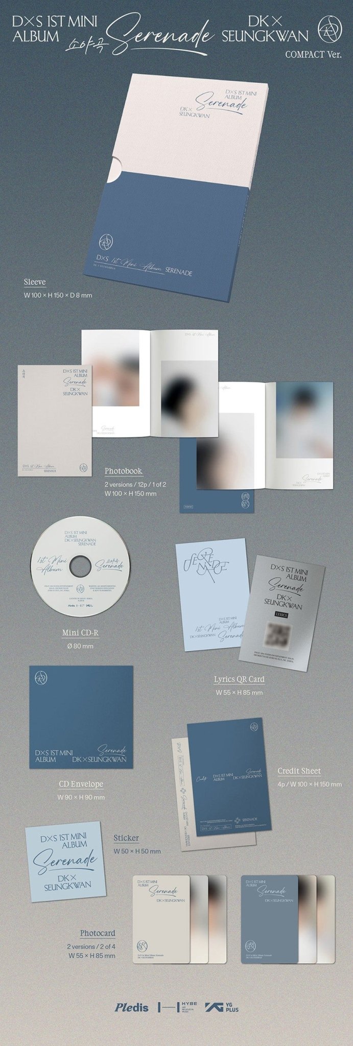 (Pre Order) DK & Seungkwan - Serenade Compact Version - KPop Idol