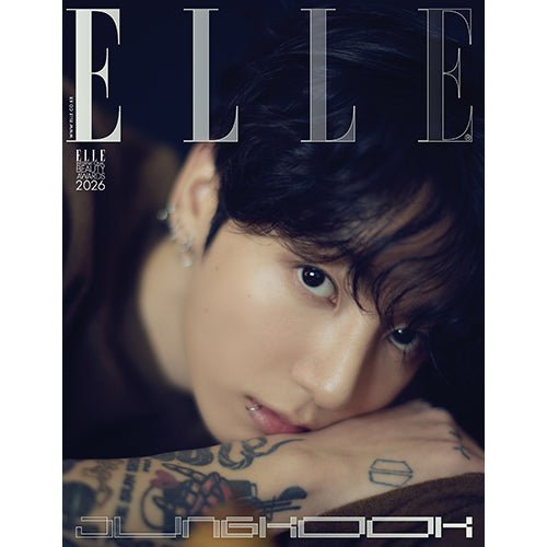 (Pre Order) Elle Korea Magazine JAN26. Cover: Jung Kook of BTS (version choice) - KPop Idol