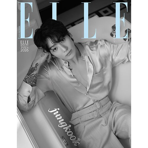 (Pre Order) Elle Korea Magazine JAN26. Cover: Jung Kook of BTS (version choice) - KPop Idol