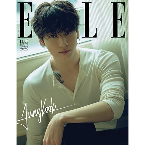 (Pre Order) Elle Korea Magazine JAN26. Cover: Jung Kook of BTS (version choice) - KPop Idol