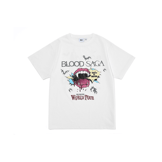 (Pre Order) Enhypen - Blood Saga Tour Official MD: White T.Shirt