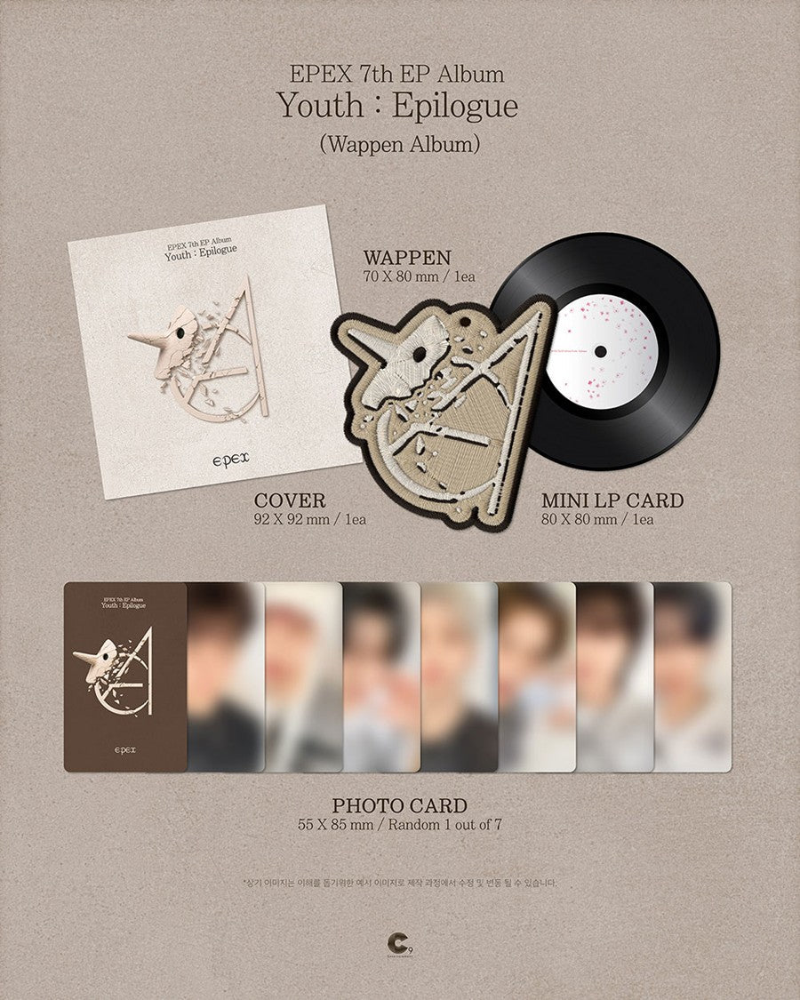 (Pre Order) EPEX - 소화(韶華) : Epilogue: Wappen Album - KPop Idol