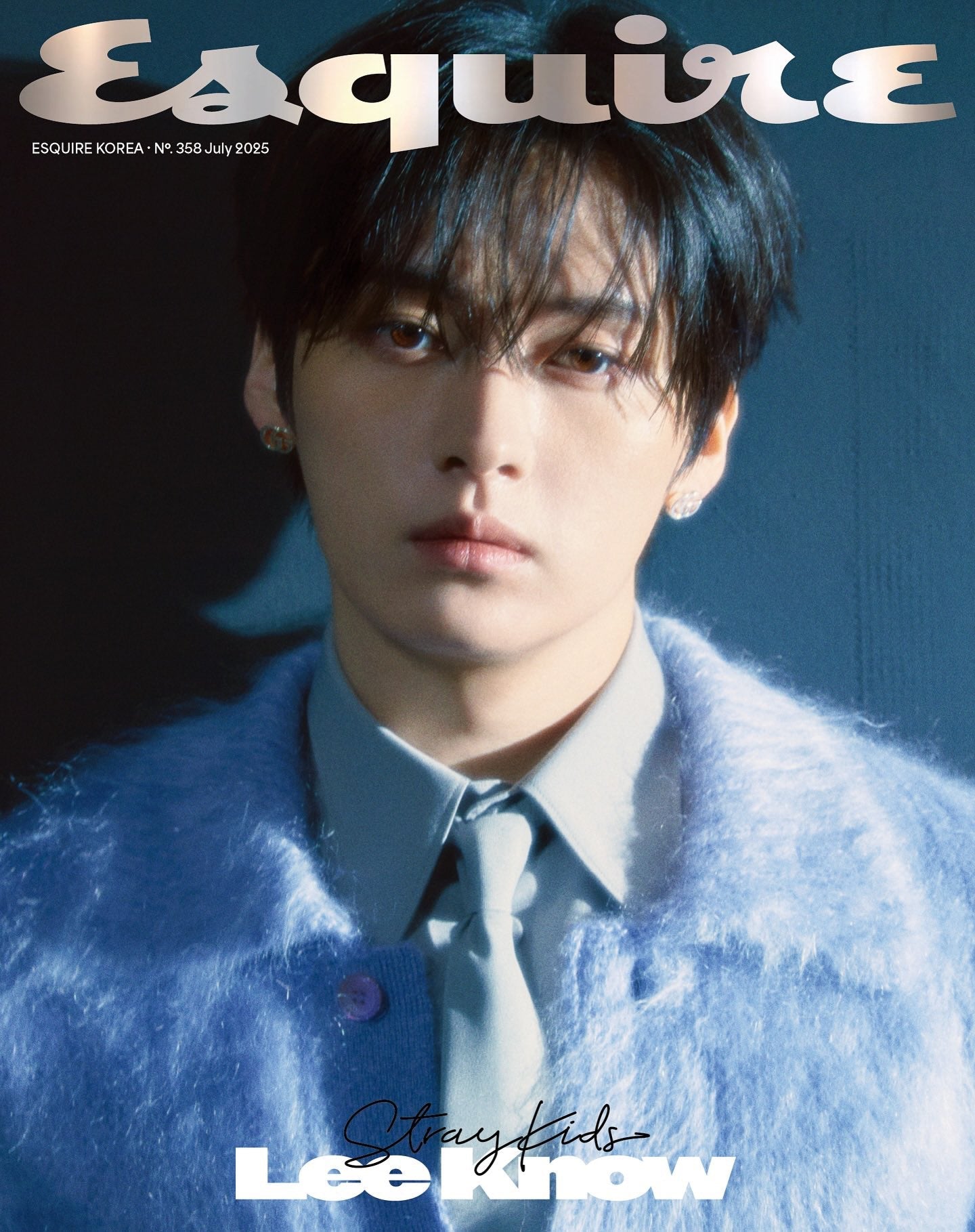 (Pre Order) Esquire Korea Magazine - AUG25. Cover: Stray Kids Lee Know (version choice) - KPop Idol