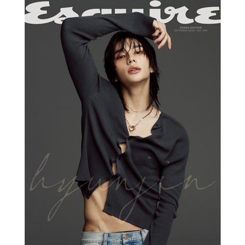 (Pre Order) Esquire Korea Oct 2024 Magazine - Hyunjin (version choice) - KPop Idol