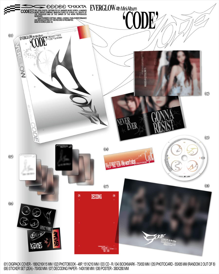 (Pre Order) Everglow - Code Photobook Ver. - KPop Idol