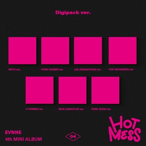 (Pre - Order) EVNNE - Hot Mess (Digipack ver) - KPop Idol