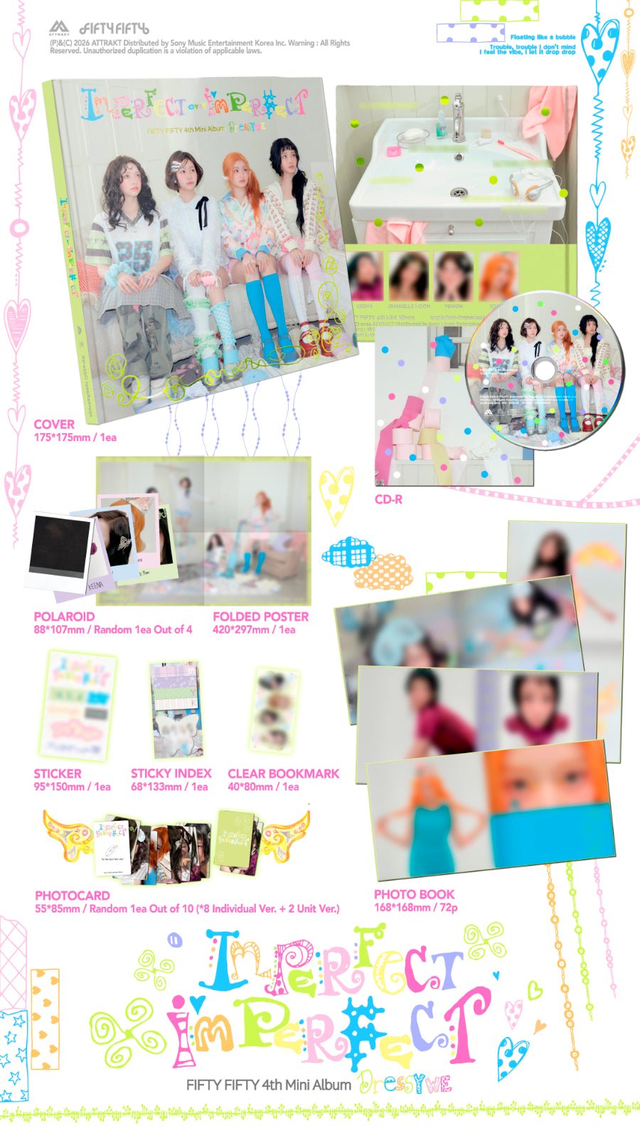 (Pre Order) Fifty Fifty - Imperfect - I'mperfect: Dressy We Ver. - KPop Idol