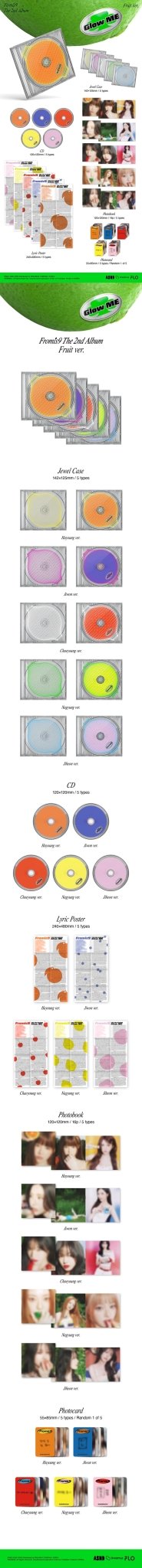 (Pre Order) fromis_9 - Glow ME: Fruit Ver. - KPop Idol
