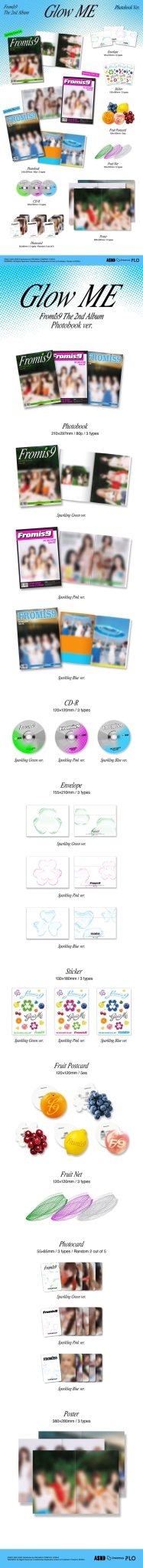 (Pre Order) fromis_9 - Glow ME: Photobook Ver. - KPop Idol
