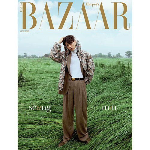 (Pre Order) Harpers Bazaar Korea: June 2025. Cover - Seungmin (version choice) - KPop Idol