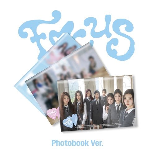 (Pre Order) Hearts2Hearts - Focus Photobook Version - KPop Idol