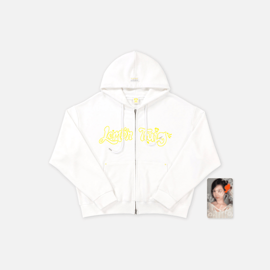 (Pre Order) Hearts2Hearts - Lemon Tang Pop Up Official MD: ZIP-UP HOODIE SET