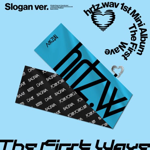 (Pre Order) hrtz.wav - The First Wave Slogan ver. - KPop Idol