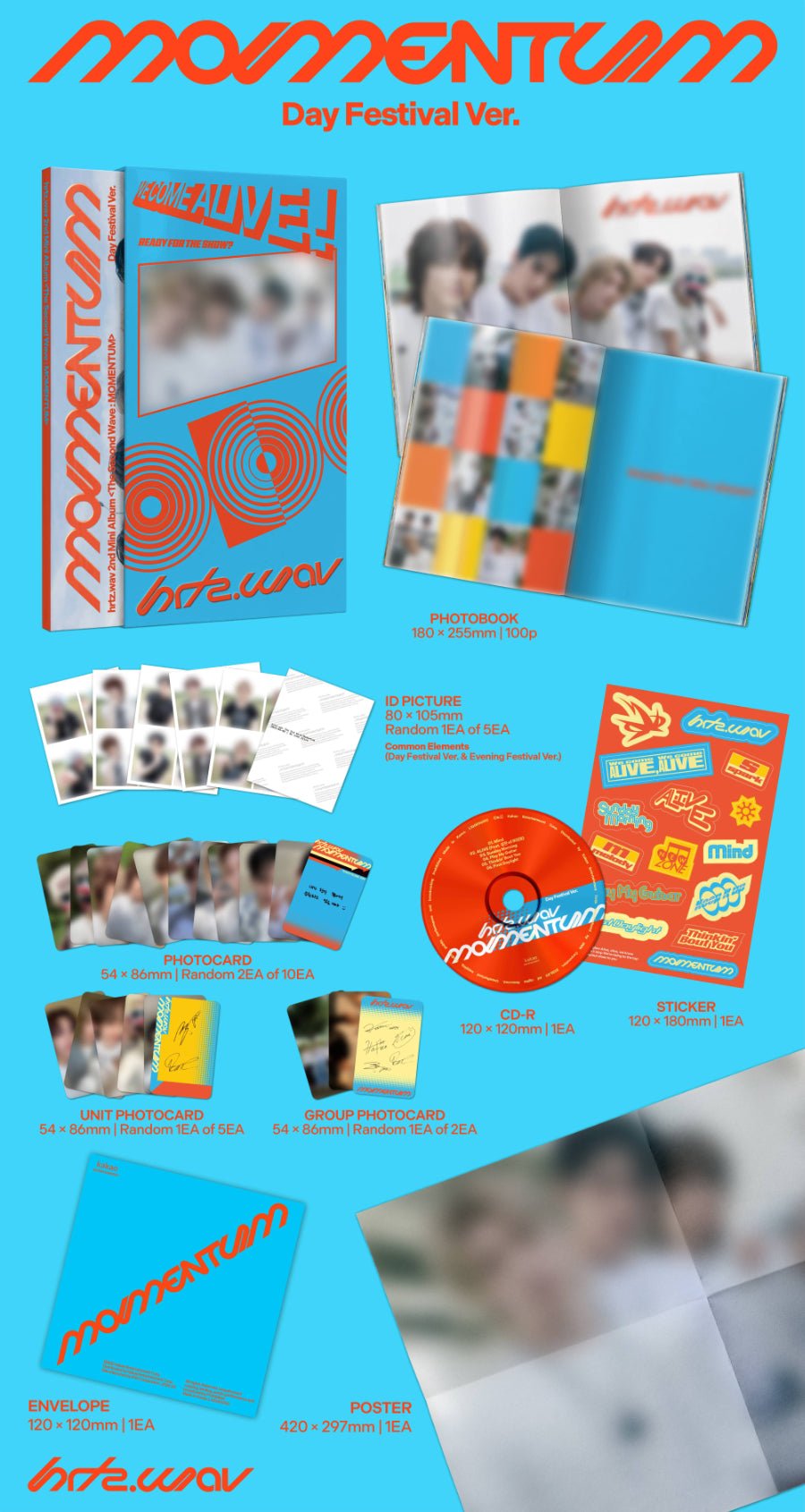 (Pre Order) hrtz.wav - The Second Wave: Momentum - KPop Idol