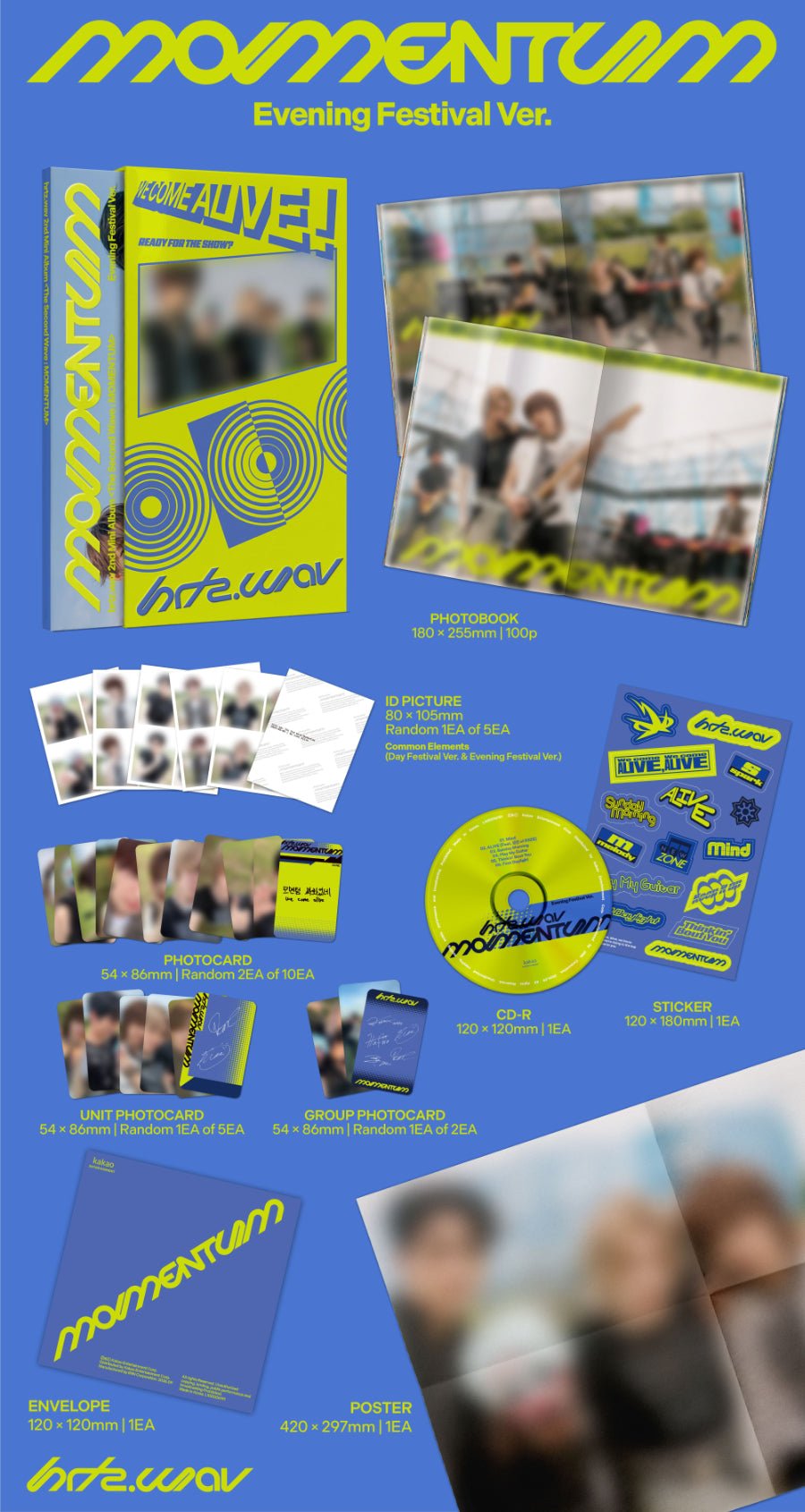 (Pre Order) hrtz.wav - The Second Wave: Momentum - KPop Idol