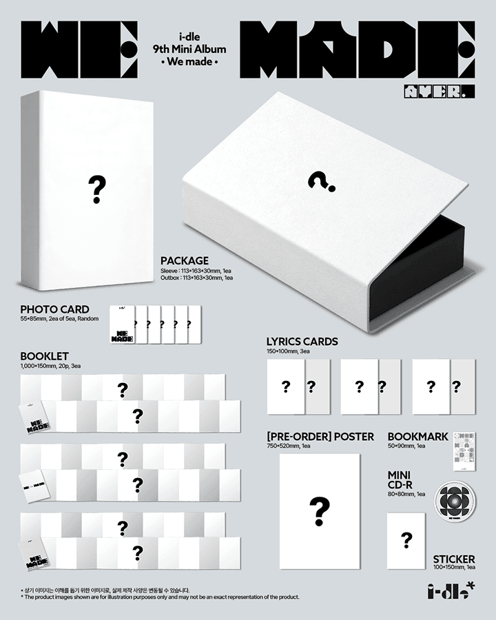 (Pre Order) i-dle - We Made: A Ver. - KPop Idol