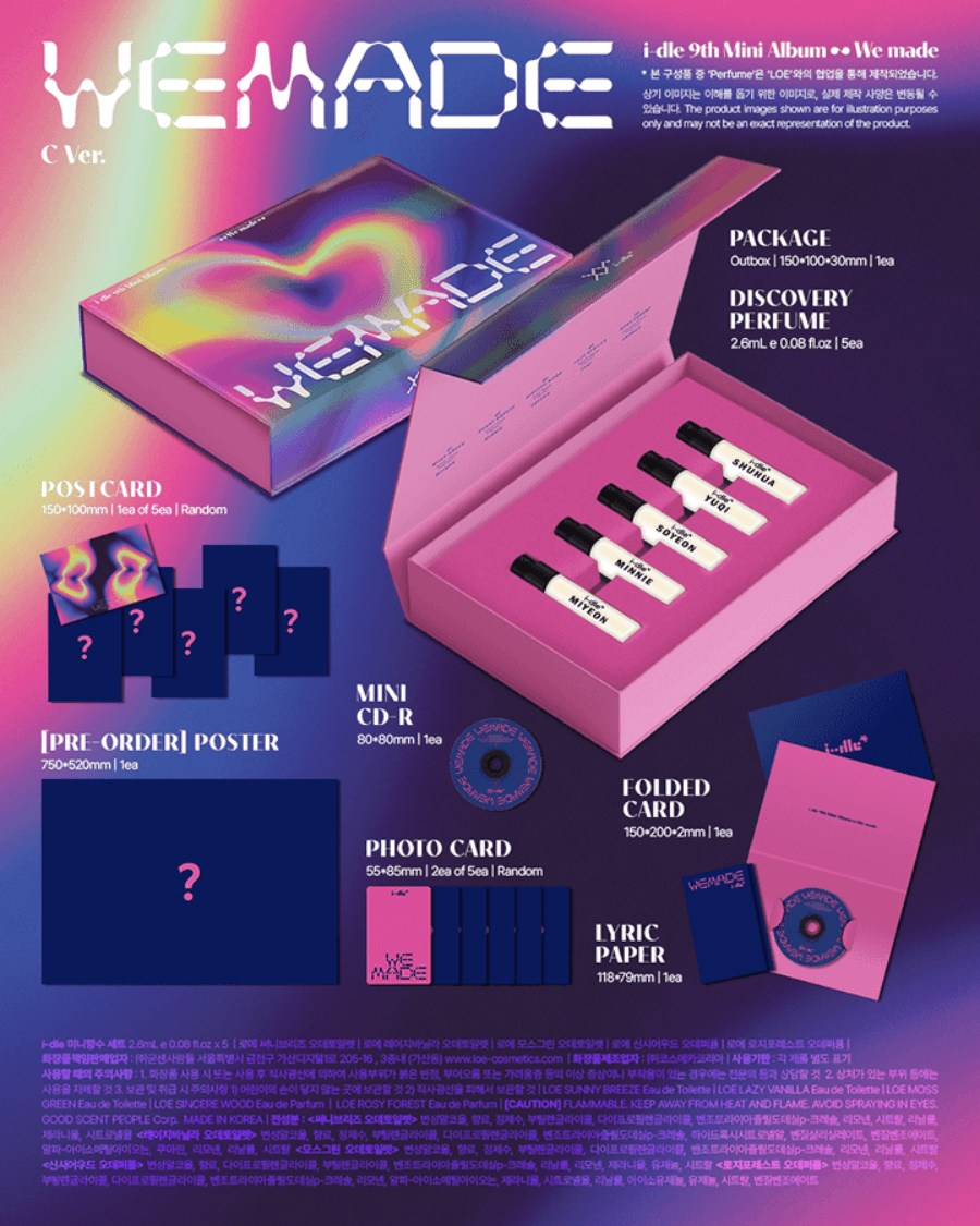 (Pre Order) i-dle - We Made: C Ver. - KPop Idol