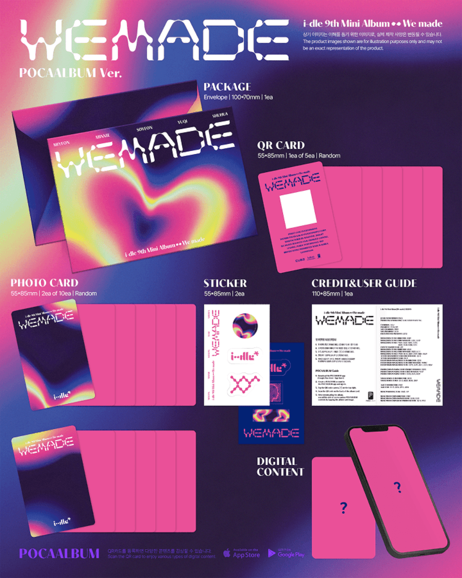 (Pre Order) i-dle - We Made: Poca Album - KPop Idol