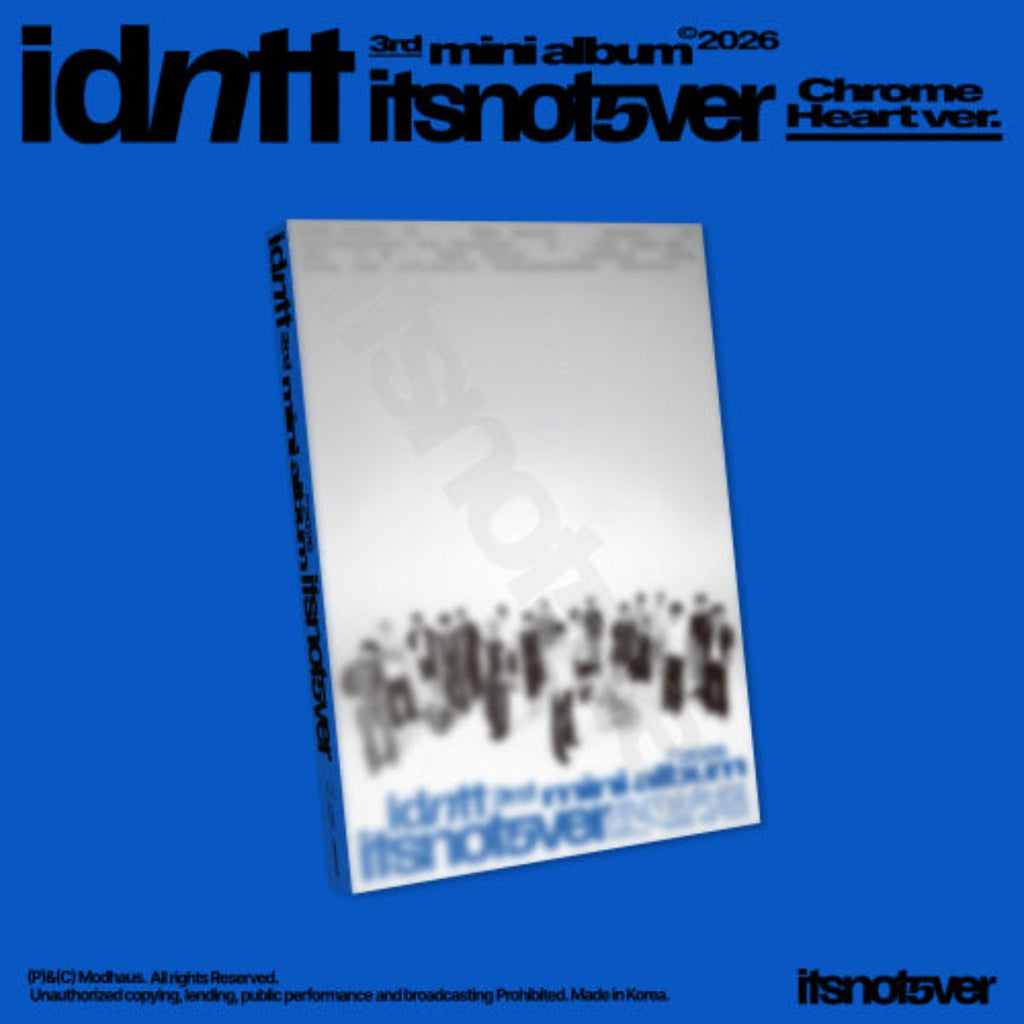 (Pre Order) idntt - itsnotover: Chrome Heart Ver. - KPop Idol