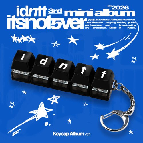 (Pre Order) idntt - itsnotover: Keycap Album - KPop Idol