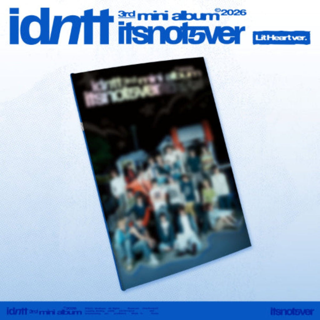 (Pre Order) idntt - itsnotover: Lit Heart Ver. - KPop Idol