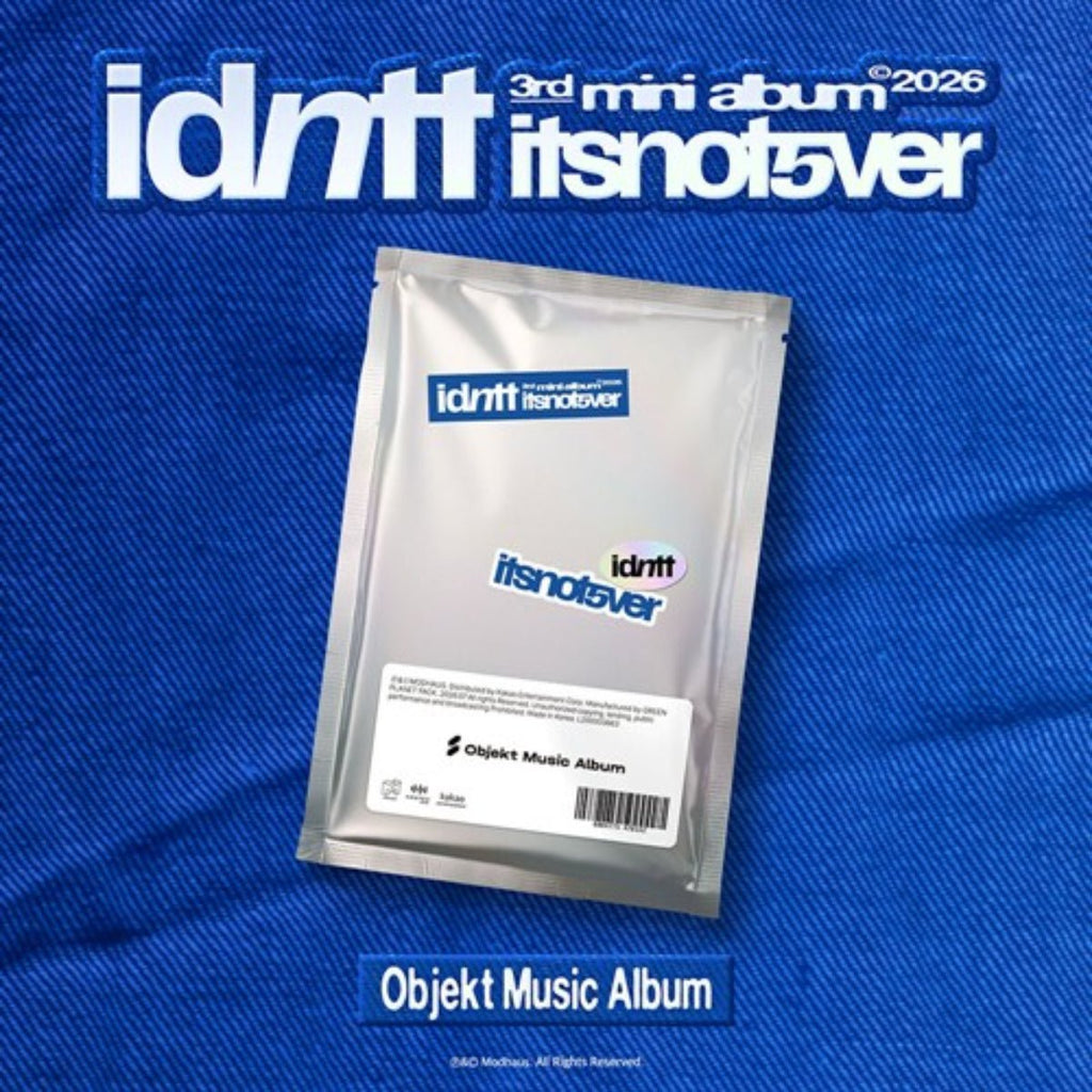 (Pre Order) idntt - itsnotover: Objekt Music Album - KPop Idol