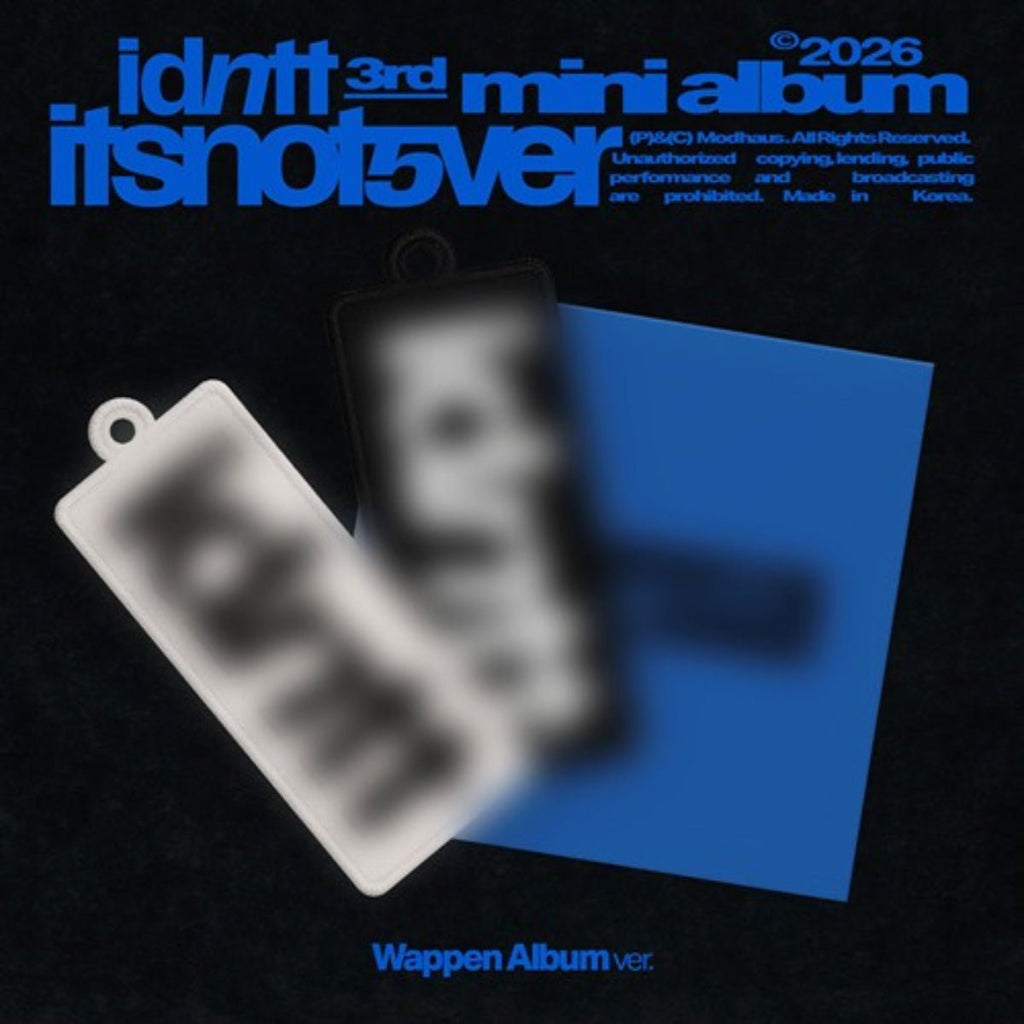 (Pre Order) idntt - itsnotover: Wappen Album - KPop Idol