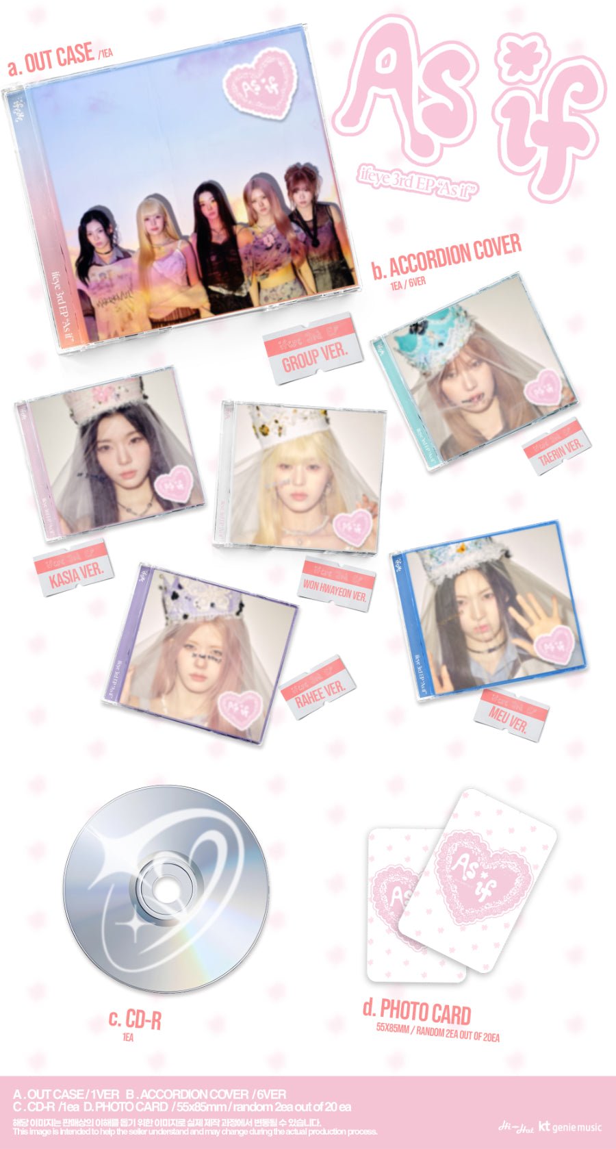 (Pre Order) ifeye - As If: Jewel ver. ifeye ver. - KPop Idol