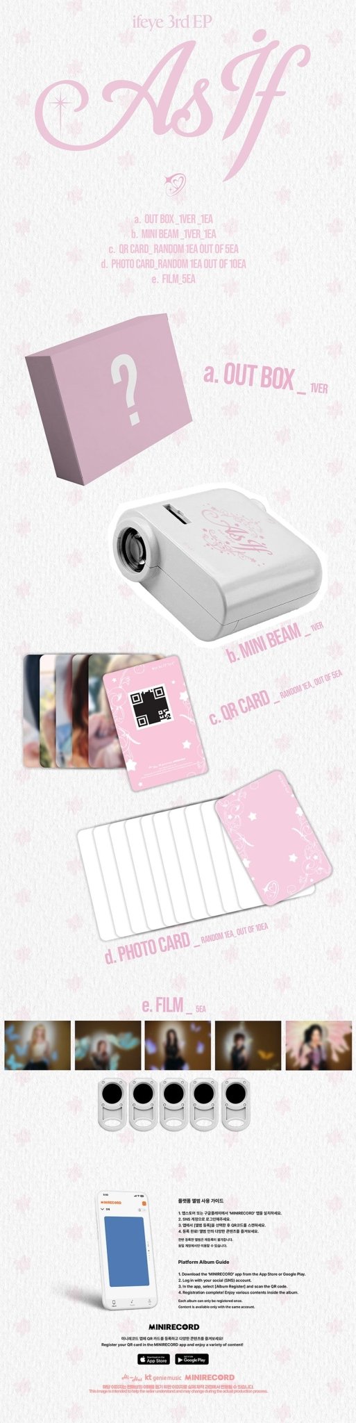 (Pre Order) ifeye - As If: Minibeam ver. - KPop Idol