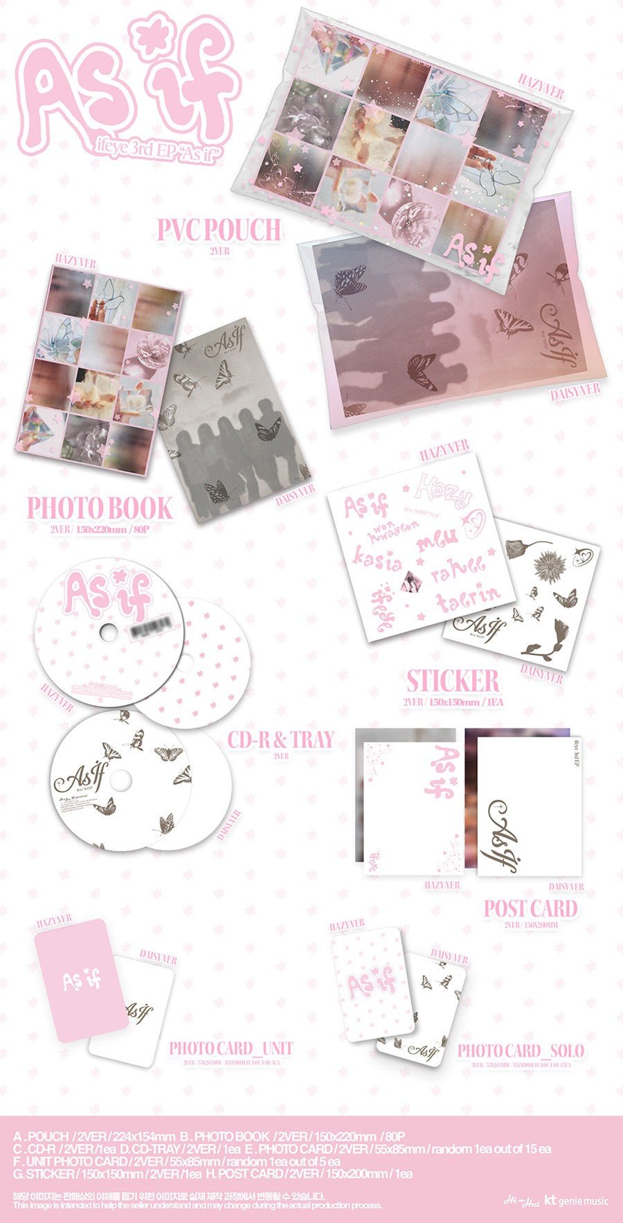 (Pre Order) ifeye - As If: Photobook ver. - KPop Idol