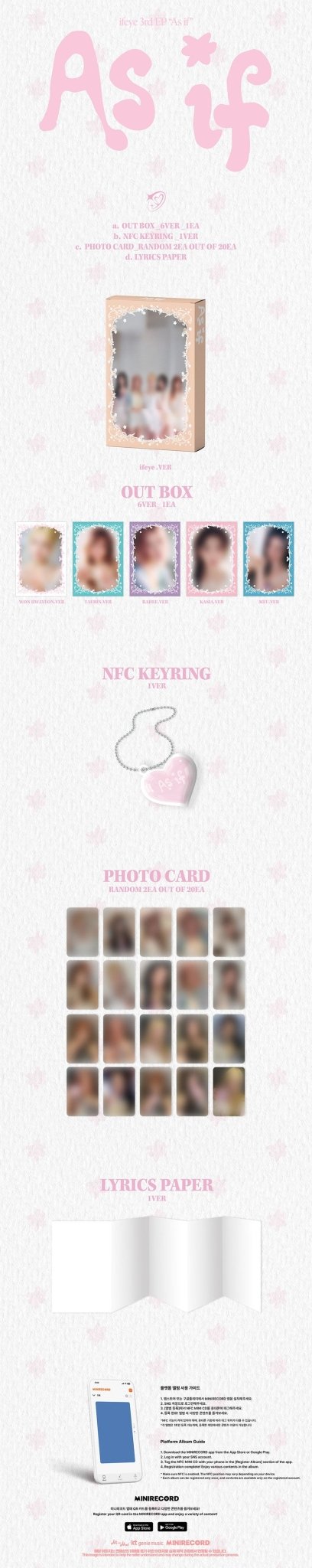 (Pre Order) ifeye - As If: Platform ver. ifeye ver. - KPop Idol