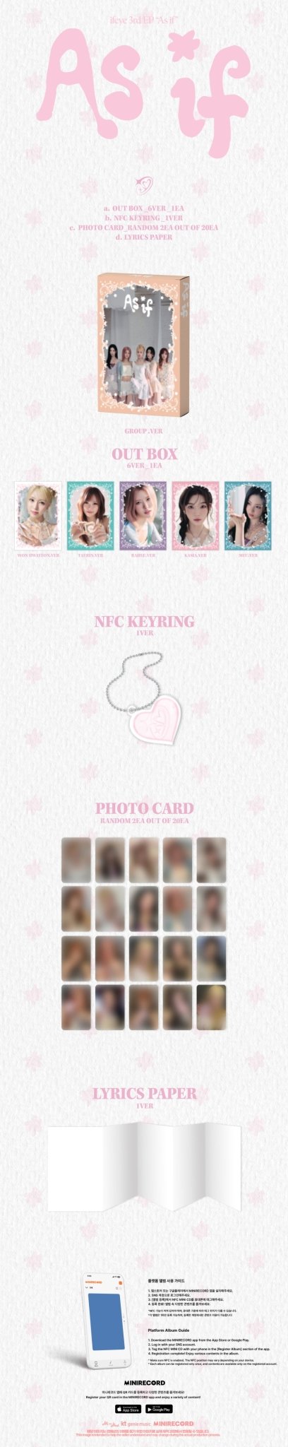 (Pre Order) ifeye - As If: Platform ver. ifeye ver. - KPop Idol