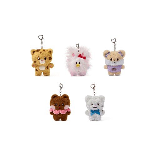 (Pre Order) Illit - Dearlit Official MD: Plush Keyring - KPop Idol