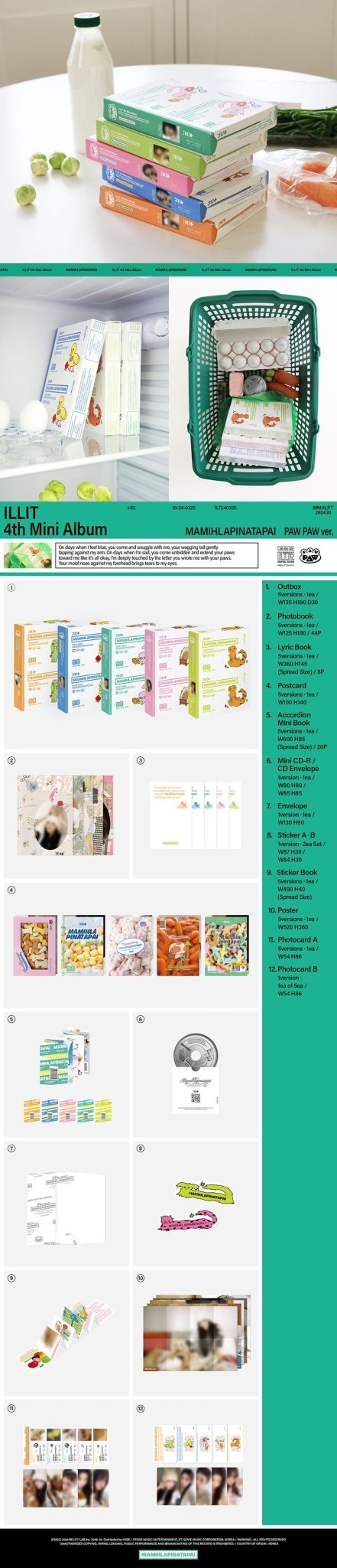 (Pre Order) Illit - Mamihlapinatapai: Paw Paw ver. - KPop Idol