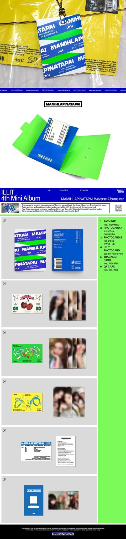 (Pre Order) Illit - Mamihlapinatapai: Weverse Album - KPop Idol