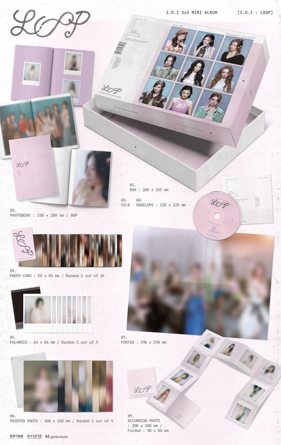 (Pre Order) I.O.I - I.O.I: Loop - KPop Idol