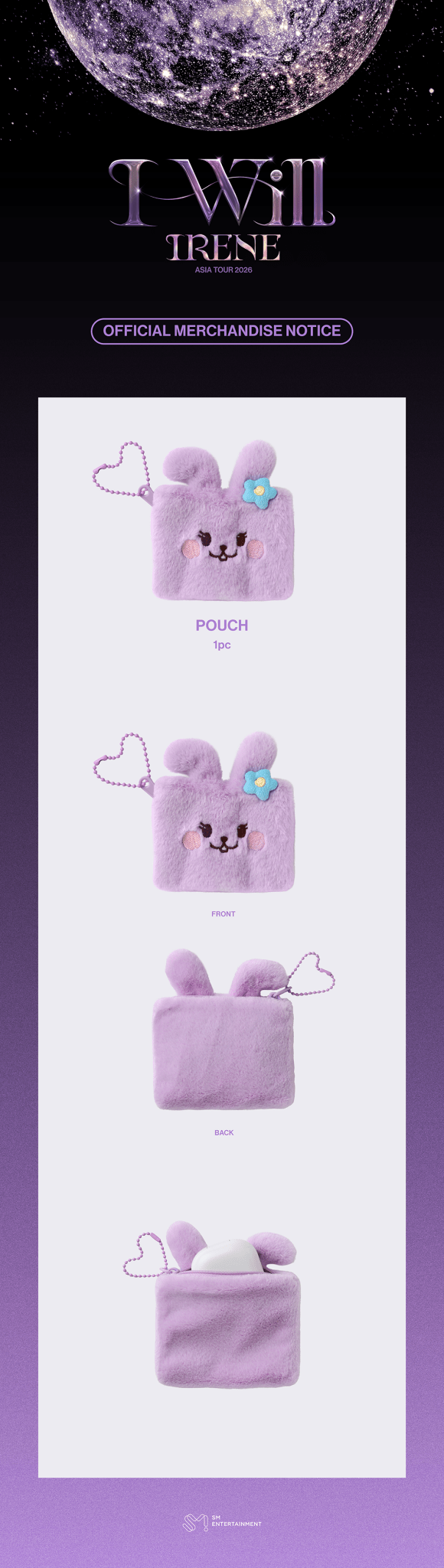 (Pre Order) Irene - 2026 Asia Tour [I Will] in Seoul: Pouch - KPop Idol