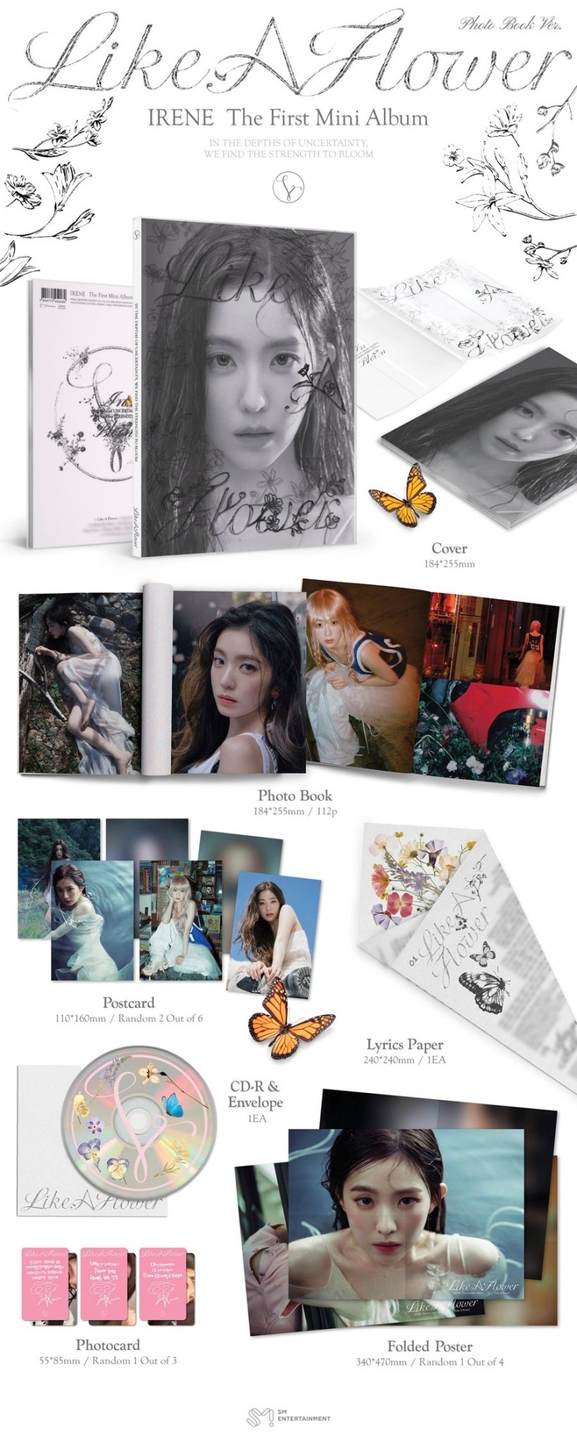 (Pre Order) IRENE (Red Velvet) – Like A Flower (Photo Book Ver.) - KPop Idol