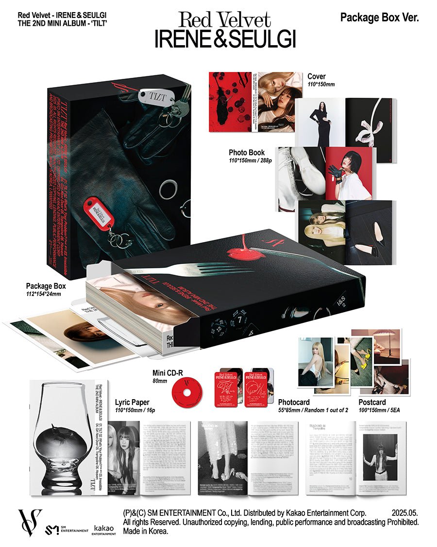 (Pre Order) Irene & Seulgi - Tilt Package Version - KPop Idol