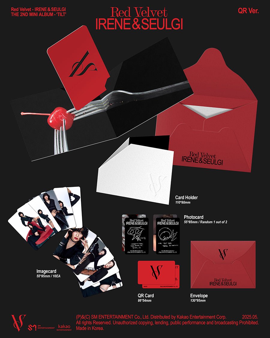 (Pre Order) Irene & Seulgi - Tilt QR Version - KPop Idol