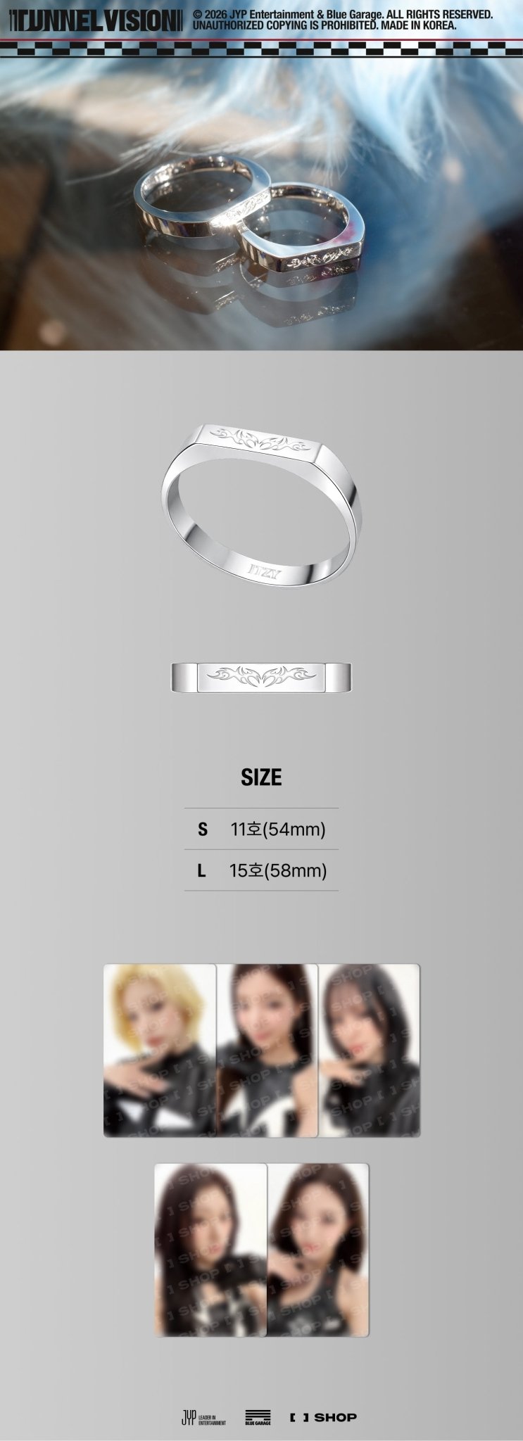 (Pre Order) ITZY - 3rd World Tour Tunnel Vision Official MD: RING - KPop Idol