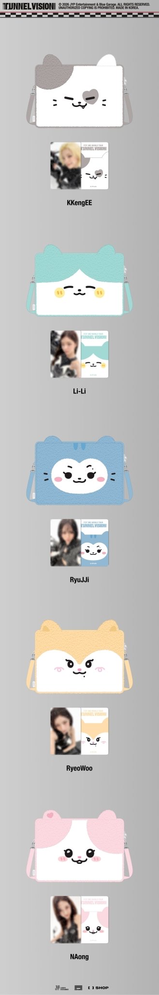 (Pre Order) ITZY - 3rd World Tour Tunnel Vision Official MD: TWINZY LAPTOP POUCH - KPop Idol