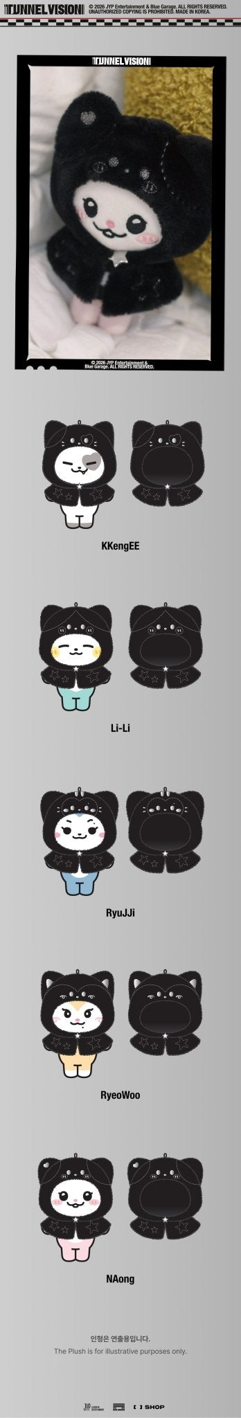 (Pre Order) ITZY - 3rd World Tour Tunnel Vision Official MD: TWINZY MINI PLUSH OUTFIT BABY Ver. - KPop Idol