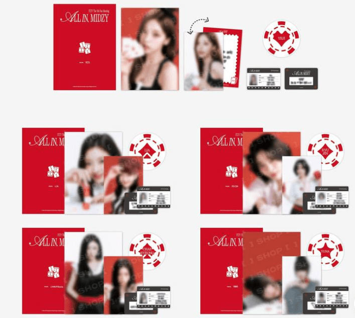 (Pre Order) ITZY - All In, Midzy Official MD: PHOTO SET - KPop Idol